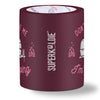 beer can cooler - don't judge me I'm glamping - burgundy sideview