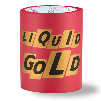 LIQUID GOLD FOAM KOLDIE - Beer Can Cooler - SUPERKOLDIE red