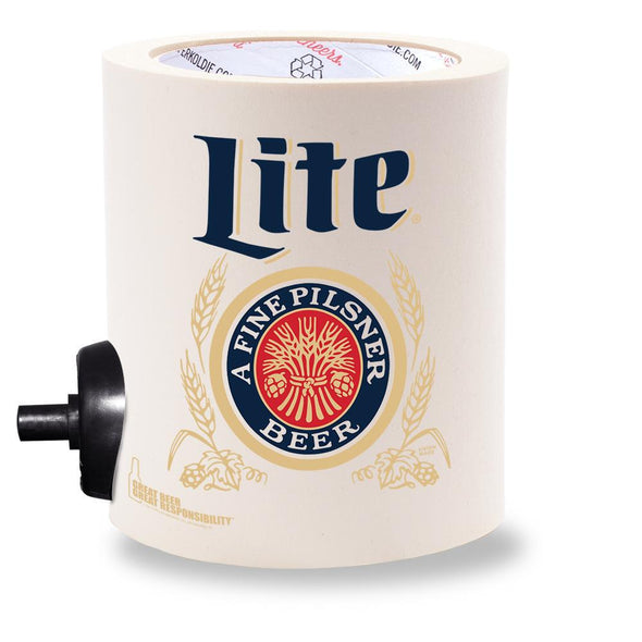 MILLER LITE STAND BY YOUR CAN  FOAM KOLDIE  w/ PARTY STARTER