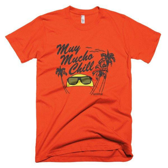 MUCHO CHILL MEN'S TEE-Tees-Coral-S-SUPERKOLDIE